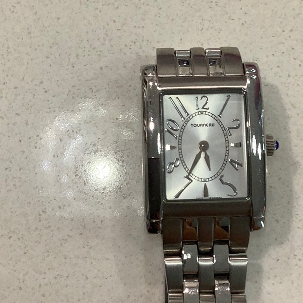 Tourneau Silver Rectangular Watch - Picture 4 of 4